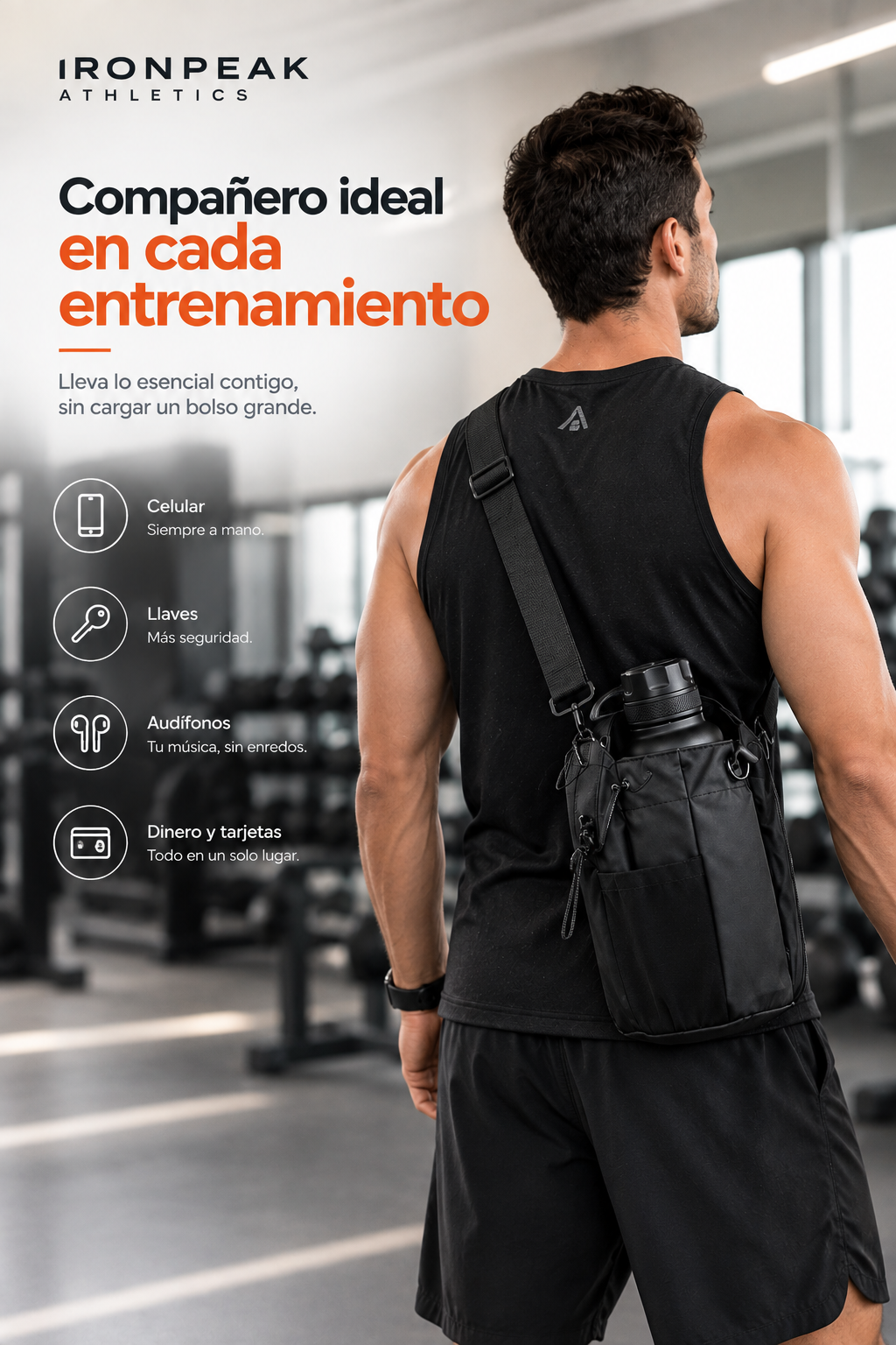 IronGo | Bolso Magnético Multifuncional | Todo lo que necesitas. Siempre contigo