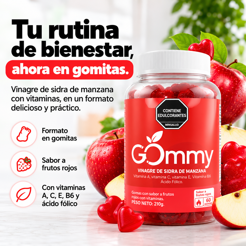 Gommy Vinagre de Sidra de Manzana