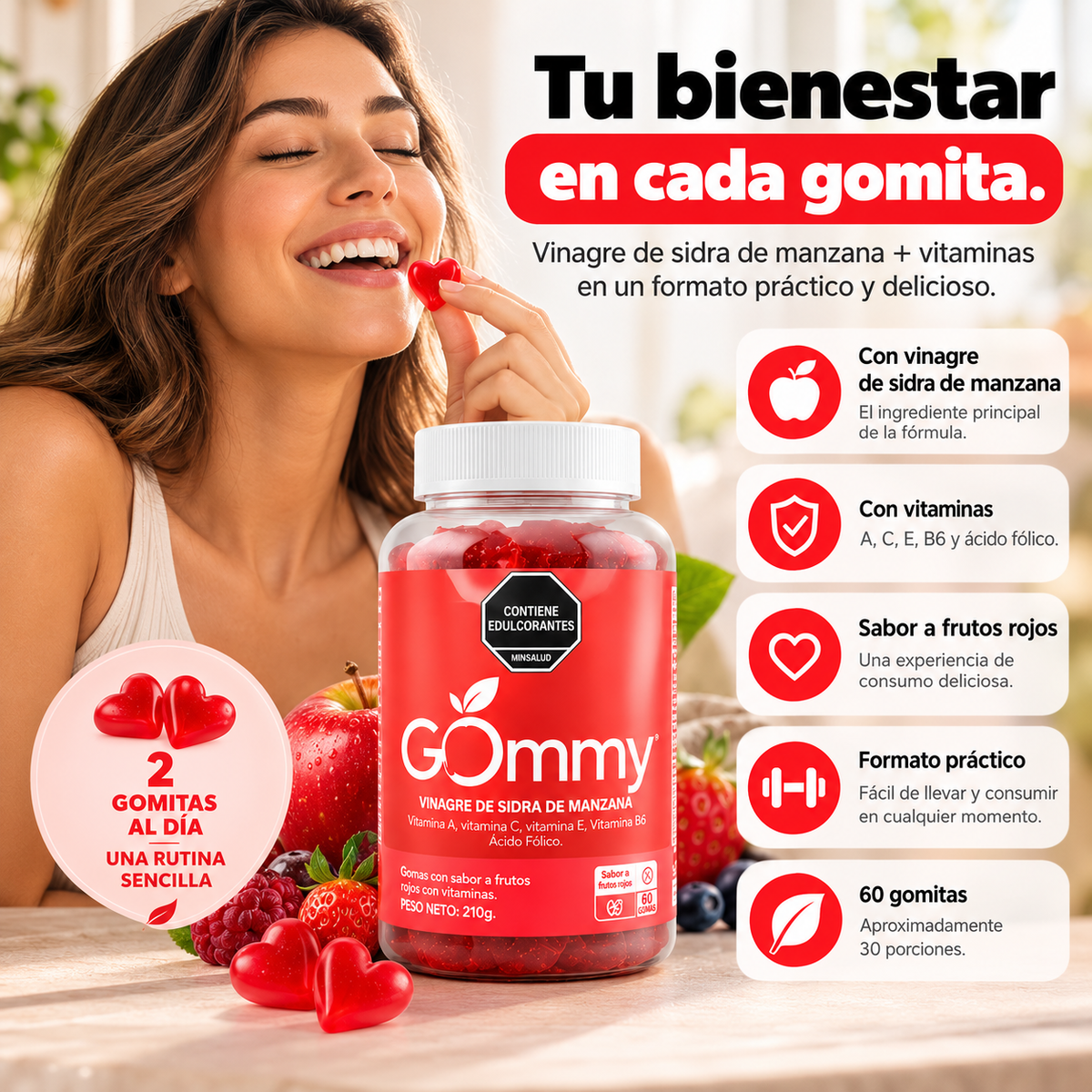 Gommy Vinagre de Sidra de Manzana