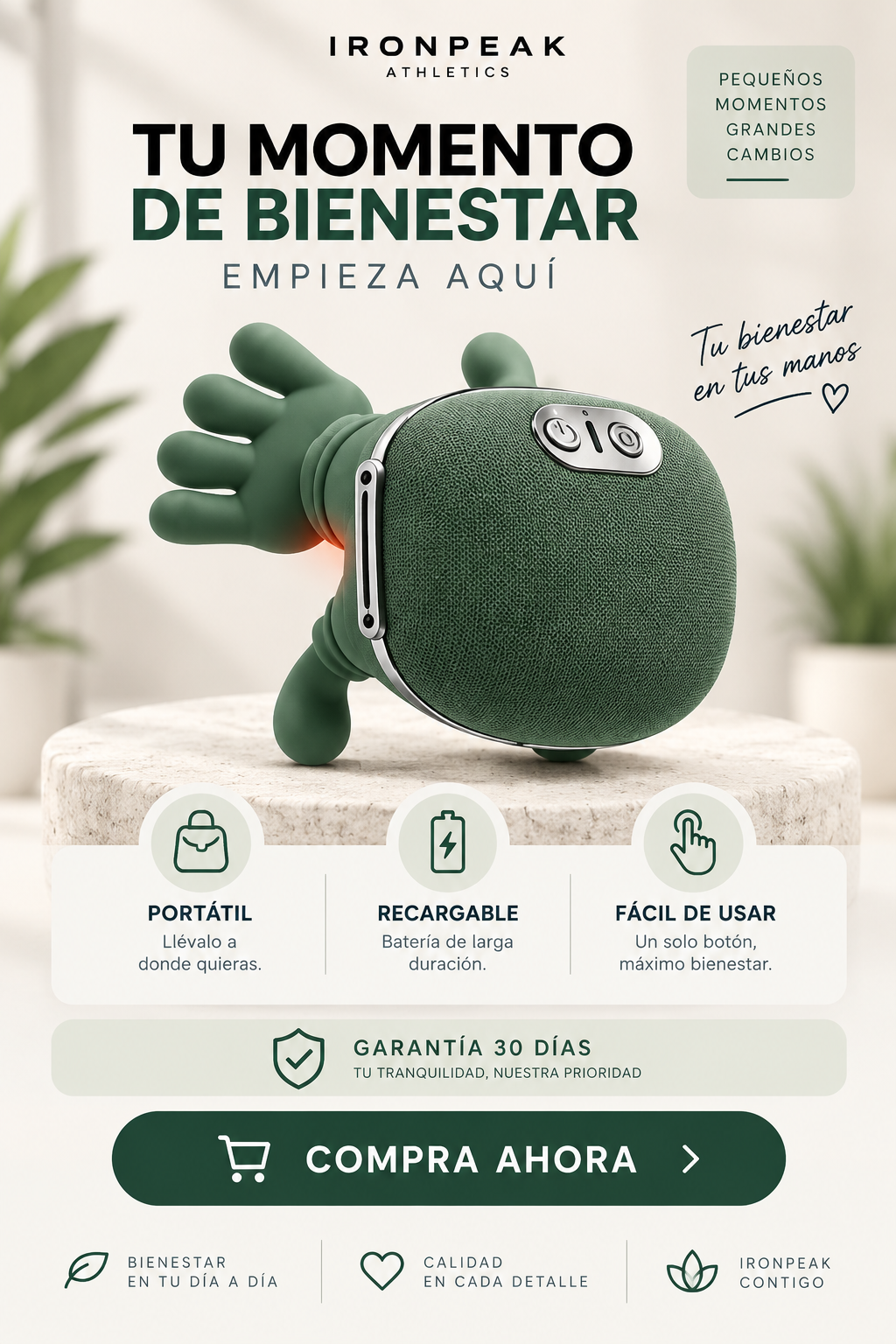 Relaxia | Libera la Tensión | Masajeador multilocativo