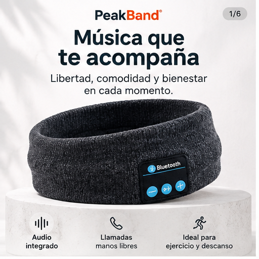 PeakBand® | Tu música. | Tus manos libres.