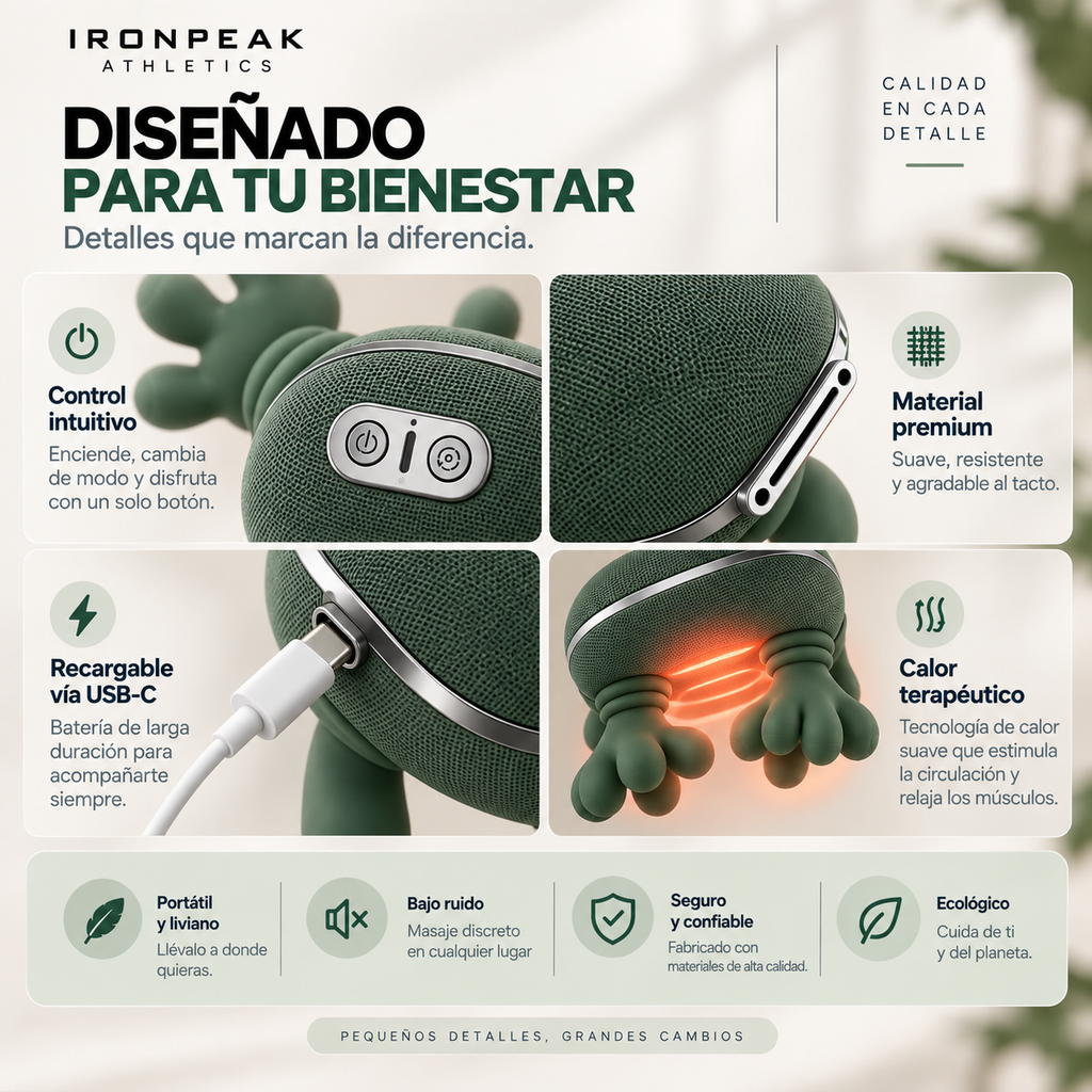 Relaxia | Libera la Tensión | Masajeador multilocativo
